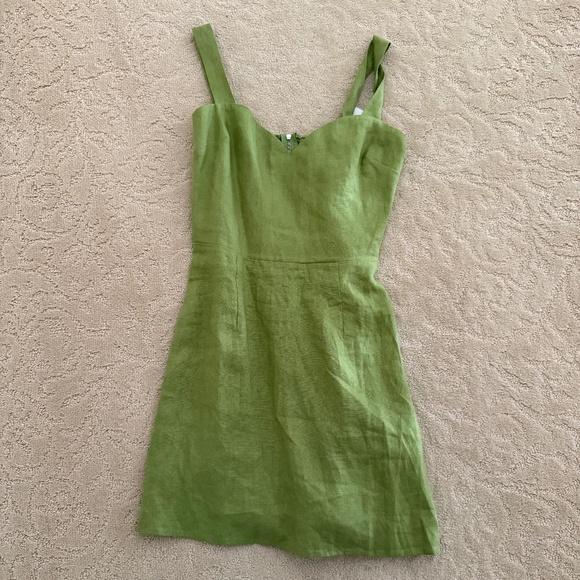 Reformation Miso Linen Mini Dress (NWT) - Picture 3 of 6